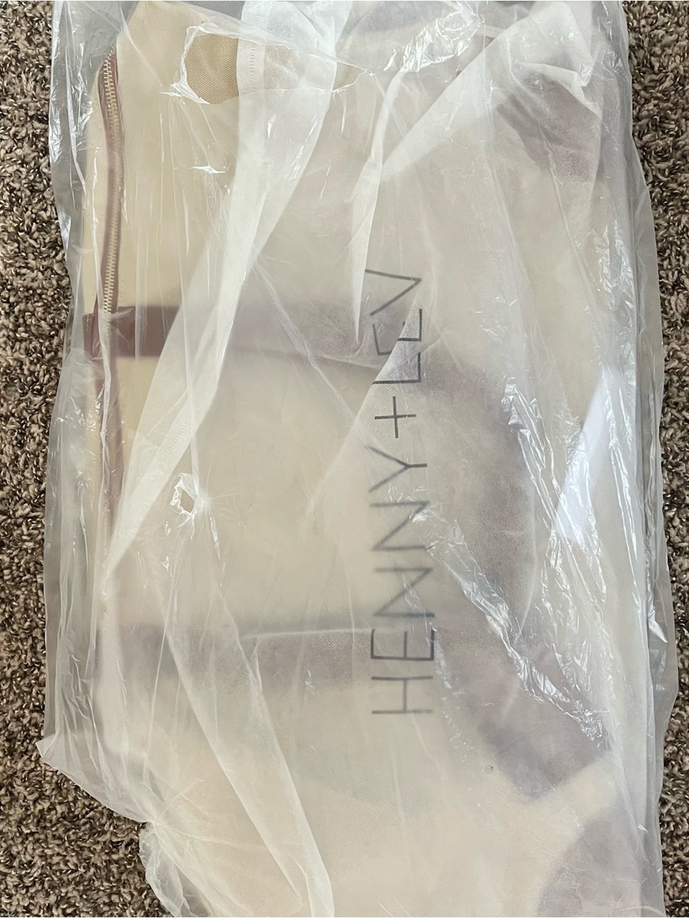 NWT HENNY + LEV Beige Canvas Tote with Brown Accents, Travel Bags, - Picture 7 of 10